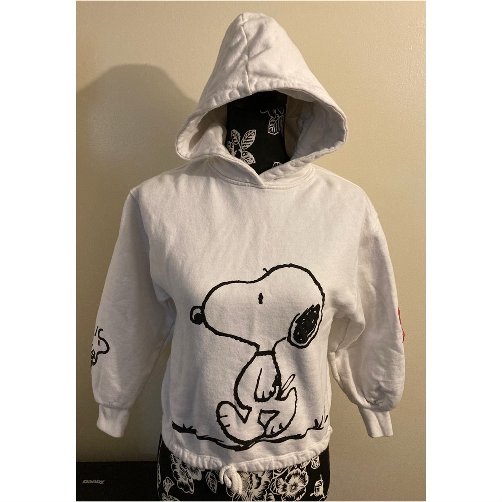 Zara Girl Snoopy Peanuts Sweatshirt Hoodie